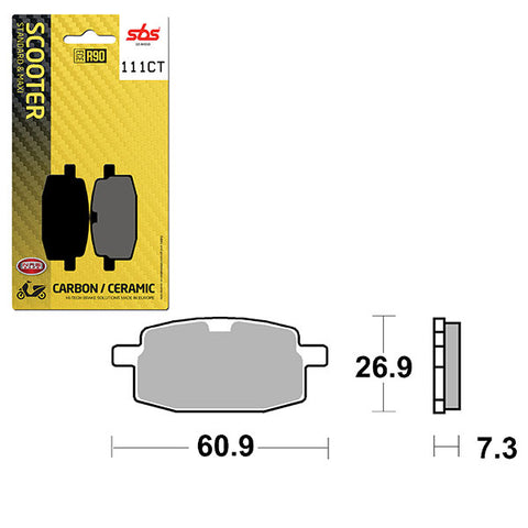 SBS CARBON BRAKE PAD (6210111100)