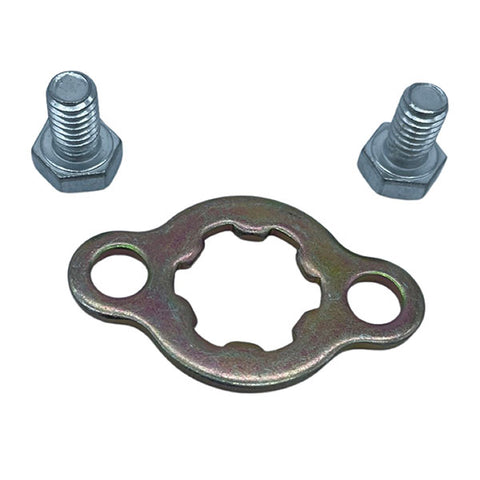 MOGO PARTS SPROCKET RETAINER PLATE WITH BOLTS (FITS: 17MM SHAFT SIZES) (10-0316)