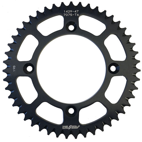SUNSTAR WORKS TRIPLESTAR ALUMINUM REAR SPROCKETS (5-142947BK)