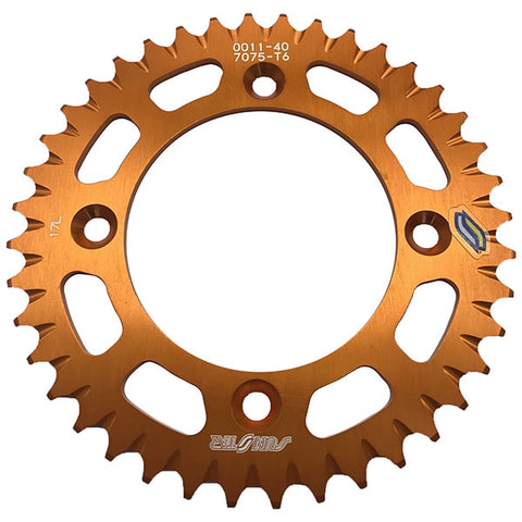 SUNSTAR WORKS TRIPLESTAR ALUMINUM REAR SPROCKETS (5-001140OR)