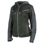 Speed And Strength Women's Street Savvy Leather & Waxed Canvas Moto Jacket