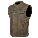 Speed and Strength Soul Shaker Denim Motorcycle Vest