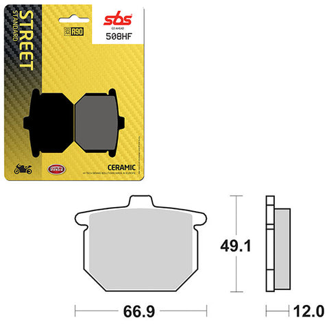 SBS ATV/UTV CERAMIC BRAKE PAD (6190508108)