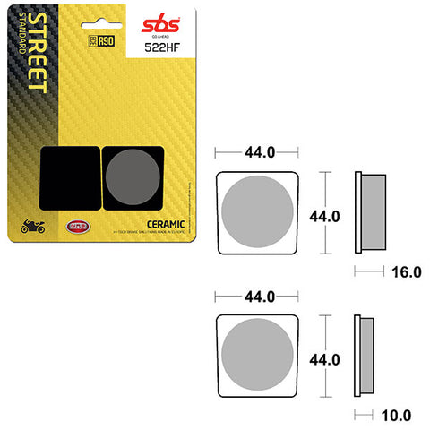 SBS ATV/UTV CERAMIC BRAKE PAD (6190522108)