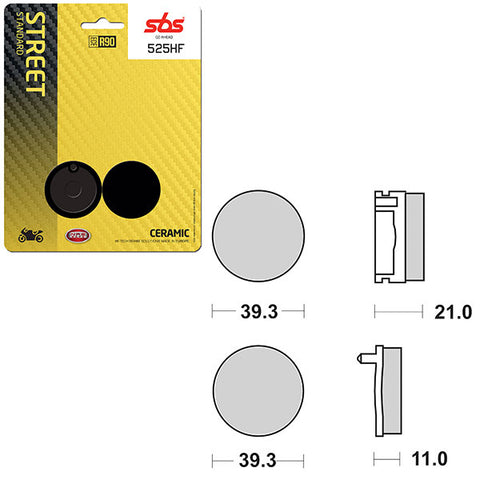 SBS ATV/UTV CERAMIC BRAKE PAD (6190525108)