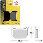 SBS ATV/UTV CERAMIC BRAKE PAD (6190533108)