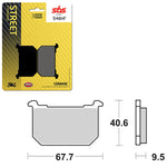 SBS ATV/UTV CERAMIC BRAKE PAD (6190540108)