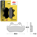 SBS ROAD RACING & TRACKDAYS CARBON TECH REAR BRAKE PAD (6210542108)