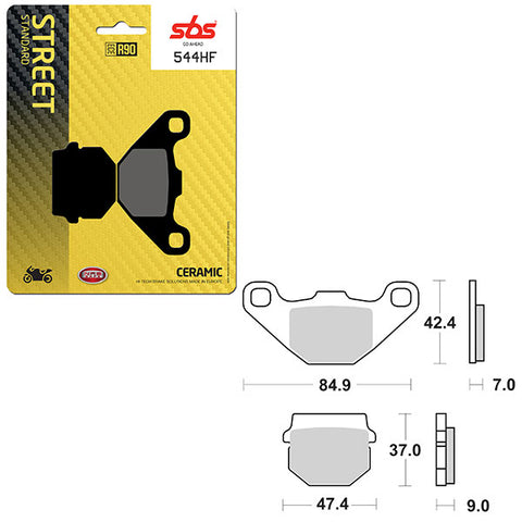 SBS ATV/UTV CERAMIC BRAKE PAD (6190544100)