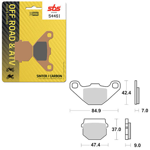 SBS ATV/UTV SINTER BRAKE PAD (6240544100)