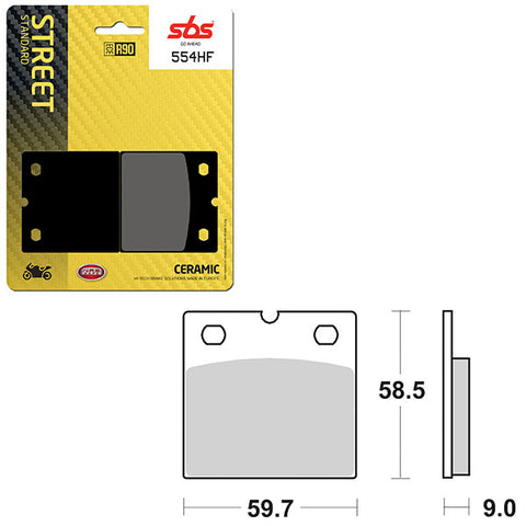 SBS ATV/UTV CERAMIC BRAKE PAD (6190554108)