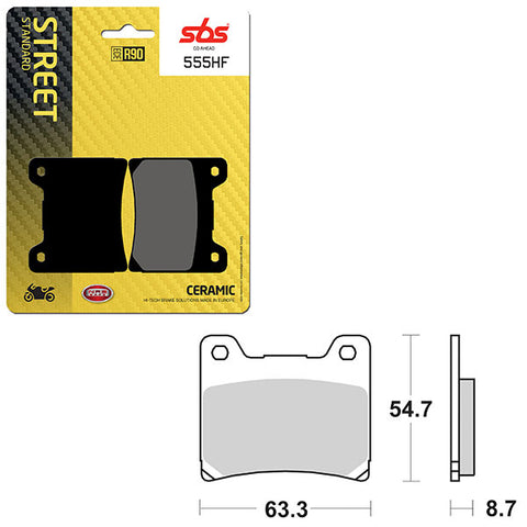 SBS ATV/UTV CERAMIC BRAKE PAD (6190555108)