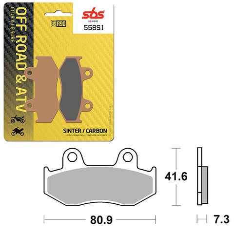 SBS ATV/UTV SINTER BRAKE PAD (6240558108)