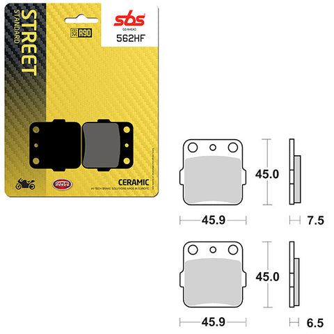 SBS ATV/UTV CERAMIC BRAKE PAD (6190562108)