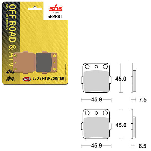 SBS ATV/UTV EVO SINTER BRAKE PAD (6280562108)