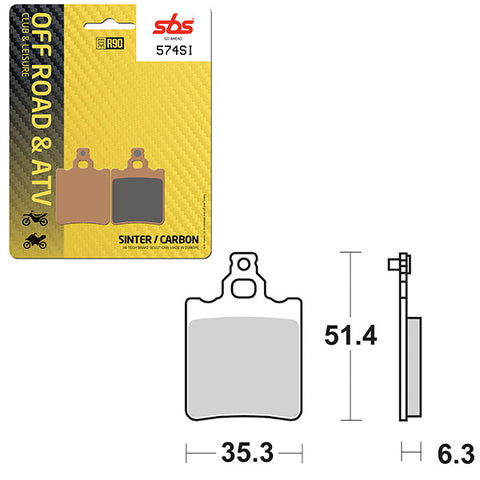 SBS ATV/UTV SINTER BRAKE PAD (6240574108)