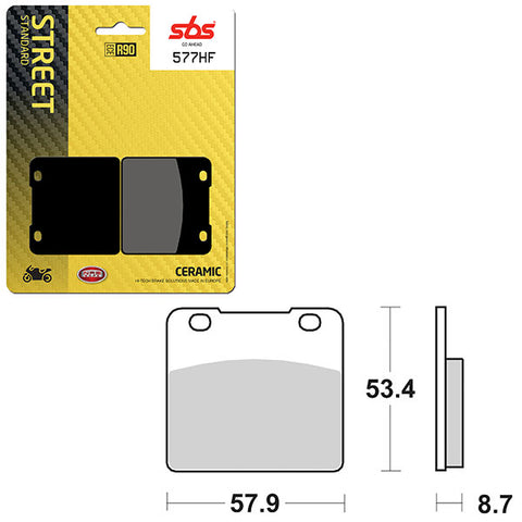 SBS ATV/UTV CERAMIC BRAKE PAD (6190577108)