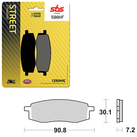 SBS ATV/UTV CERAMIC BRAKE PAD (6190580108)