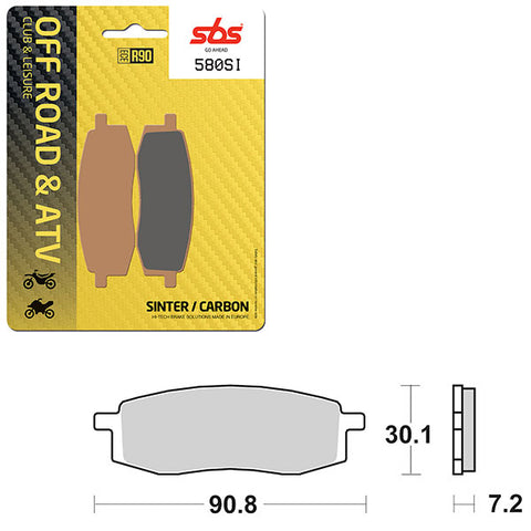 SBS ATV/UTV SINTER BRAKE PAD (6240580108)