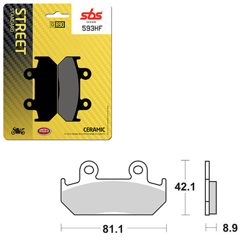 SBS ATV/UTV CERAMIC BRAKE PAD (6190593108)