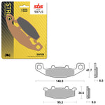 SBS PERFORMANCE LS SINTER REAR BRAKE PAD (6260597108)