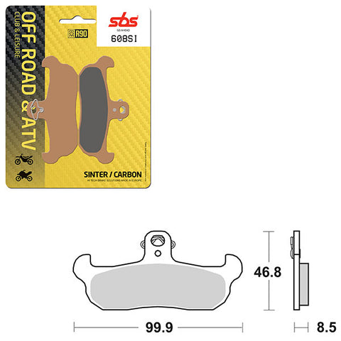 SBS ATV/UTV SINTER BRAKE PAD (6240608108)