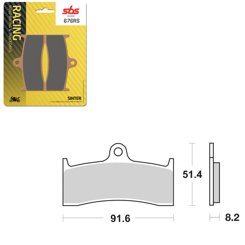 SBS CERAMIC BRAKE PAD (01627676)