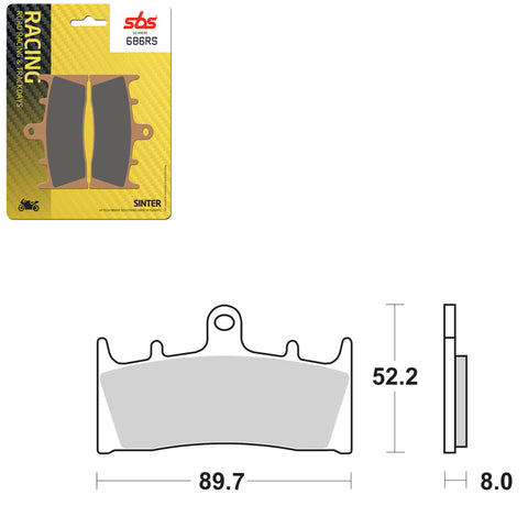 SBS CERAMIC BRAKE PAD (01627686)