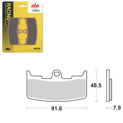 SBS CERAMIC BRAKE PAD (01627795)