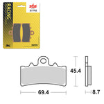 SBS CERAMIC BRAKE PAD (01627877)