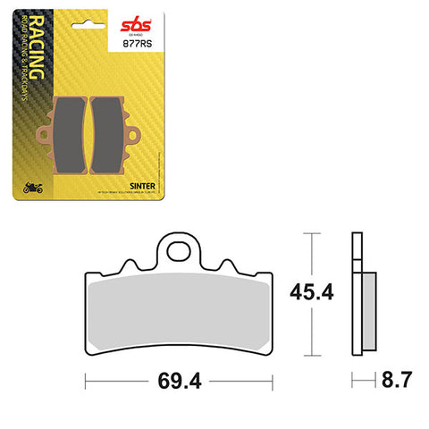 SBS CERAMIC BRAKE PAD (01627877)