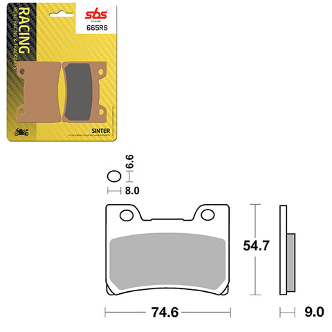 SBS CERAMIC BRAKE PAD (01627665)