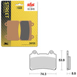 SBS PERFORMANCE HS SINTER FRONT BRAKE PAD (6250613108)