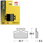 SBS ROAD RACING & TRACKDAYS CARBON TECH REAR BRAKE PAD (6210618108)