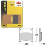 SBS PERFORMANCE LS SINTER REAR BRAKE PAD (6260620108)