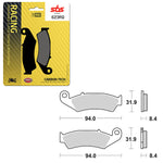 SBS ROAD RACING & TRACKDAYS CARBON TECH REAR BRAKE PAD (6210623108)