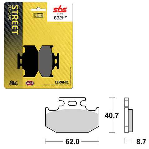 SBS ATV/UTV CERAMIC BRAKE PAD (6190632108)