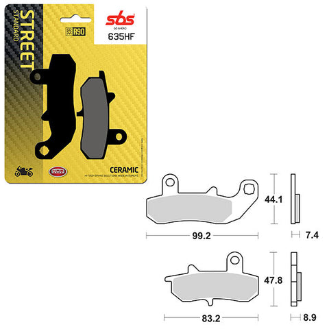 SBS ATV/UTV CERAMIC BRAKE PAD (6190635108)