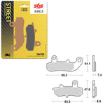 SBS PERFORMANCE LS SINTER REAR BRAKE PAD (6260635108)