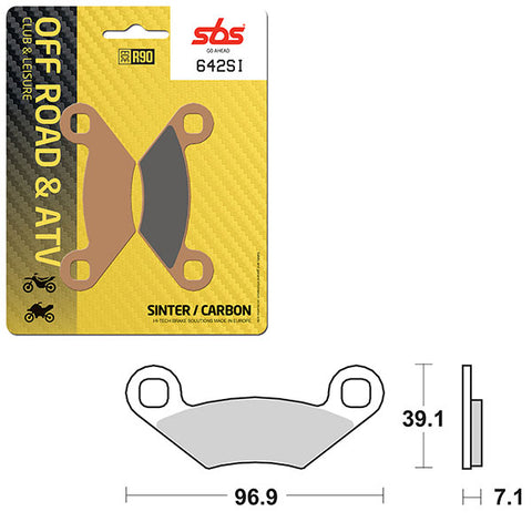 SBS ATV/UTV SINTER BRAKE PAD (6240642108)