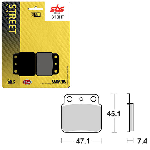 SBS ATV/UTV CERAMIC BRAKE PAD (6190649108)