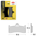 SBS ATV/UTV CERAMIC BRAKE PAD (6190676108)