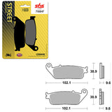 SBS ATV/UTV CERAMIC BRAKE PAD (6190700108)