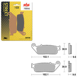 SBS PERFORMANCE HS SINTER FRONT BRAKE PAD (6250700108)