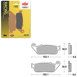 SBS ROAD RACING & TRACKDAYS SINTER FRONT BRAKE PAD (6470700108)