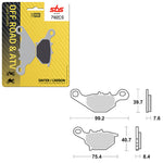 SBS CLUB, TRAILS & LEISURE CARBON BRAKE PAD (6330702108)