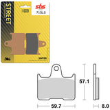 SBS PERFORMANCE LS SINTER REAR BRAKE PAD (6260715108)