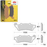 SBS PERFORMANCE HS SINTER FRONT BRAKE PAD (6250721108)