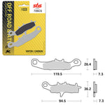 SBS CLUB, TRAILS & LEISURE CARBON BRAKE PAD (6330726108)