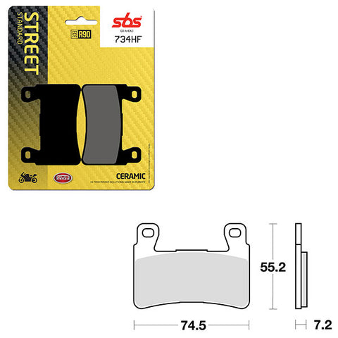 SBS ATV/UTV CERAMIC BRAKE PAD (6190734108)